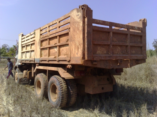 ขายรถบรรทุก 10 ล้อดั้ม MITSU TURBO TF 3663 เครื่องเดิมเกียร์เดิมทะเบียนเต็มกะบะ kac