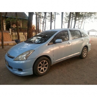 2004 TOYOTA, WISH สีฟ้า