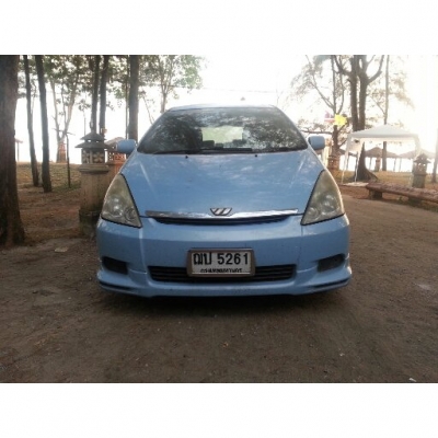 2004 TOYOTA, WISH สีฟ้า