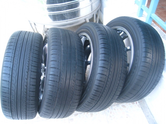 ขายล้อแม็ก Advanti motor rismo 17"x7" et40 5/114.3 +ยางปี11(081-3747940)