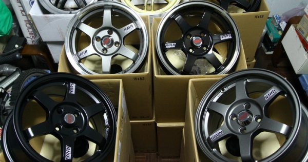 ล้อ15 TE37 (NEW) 4รู100 กว้าง6.5 ออฟ40 มี 4ชุดเท่านั้น