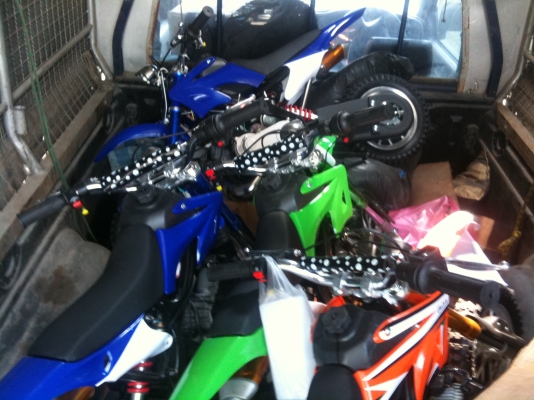 รถวิบากมินิ สตราท์ยมือ 50 CC.ของมาแล้วต้อนรับสงกราณ์ ของเล่นสำหรับฝากลูกฝากหลาน