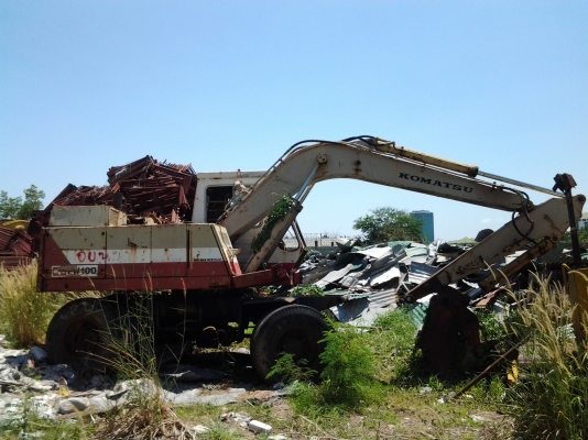 ขายด่วน KOMATSU PW100-3 ล้อยาง 2เพลา พร้อมหัวเจาะNPK H6X ตามสภาพ ขายด่วน KOMATSU PW100-3 ล้อยาง 2เพลา พร้อมหัวเจาะNPK H6X ตามสภาพ