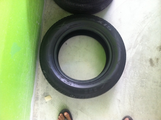 ยาง\%สภาพดีขอบ14"ดอกดี 4เส้นถูกยางยังใช้ได้อีกนาน