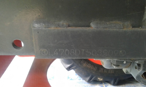 รถไถ KUBOTA L4708 , 2 เพลา. , ( รถทำงาน 186 ชม. ) สนใจติดต่อ 081 - 6079515