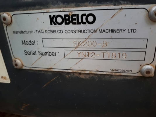 KOBELCO MACK8 YN12 SUPPERใช้งาน13000ช.มเช็คศูนย์ตลอดรถบ้านเจ้าของขายเอง