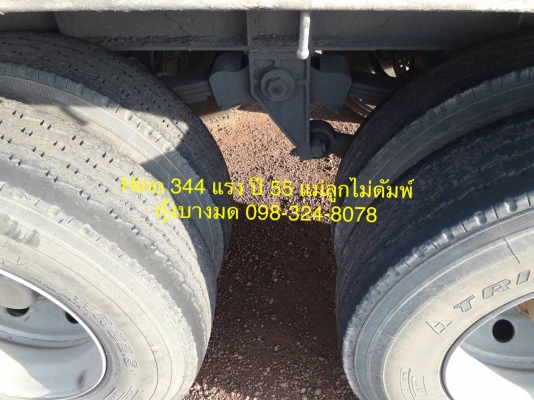 แม่+ลูก HINO 344 แรง ปี 55 กระบะไม่ดัมพ์ ลูก 3 เพลา 7 เมตร ทะเบียนพร้อม