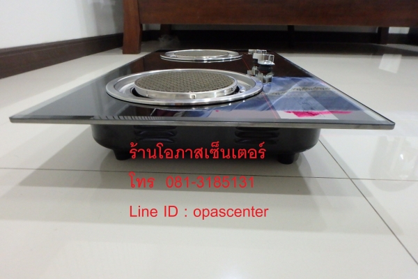 เตาแก๊ส อินฟาเรด Starwell หน้ากระจก 2หัว มีหัวแก๊ส ของใหม่ ยังไม่ได้ใช้