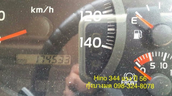แม่+ลูก HINO 344 แรง ปี 56 กระบะดัมพ์สามมิตร ลูก 3 เพลา ไมล์ 174,xxx แม่+ลูก HINO 344 แรง ปี 56 กระบะดัมพ์สามมิตร ลูก 3 เพลา ไมล์ 174,xxx