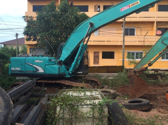 ขายรถแบคโฮ KOBELCO SK200-8 YN12T SUPER ทำงาน9146ชั่วโมง เล่มทะเบียน สนใจโทร 081-970-1072