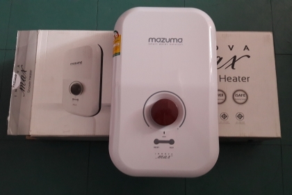ขายเครื่องทำน้ำอุ่น MAZUMA ใหม่ ขนาด4500W 220V Made in THAILAND. ไม่มีชุดฝักบัว