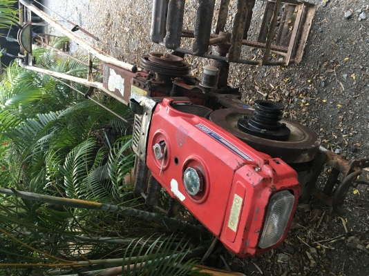 รถไถเดินตามสามเกียร์ พร้อมเครื่องคูโบต้าอีที110 ตัวนูน ติดนิ่ม พร้อมใช้