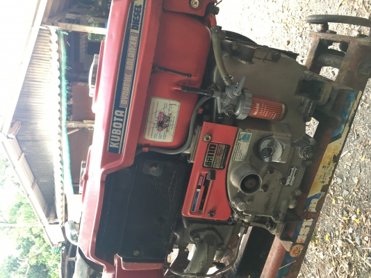 รถไถเดินตามสามเกียร์ พร้อมเครื่องคูโบต้าอีที110 ตัวนูน ติดนิ่ม พร้อมใช้