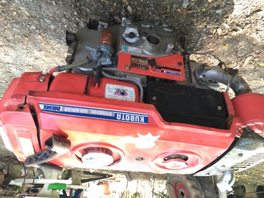 รถไถเดินตามสามเกียร์ พร้อมเครื่องคูโบต้าอีที110 ตัวนูน ติดนิ่ม พร้อมใช้