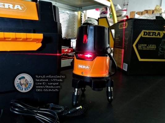 เครื่องวัดระดับเลเซอร์ Dera  2400 บาท ส่งฟรี