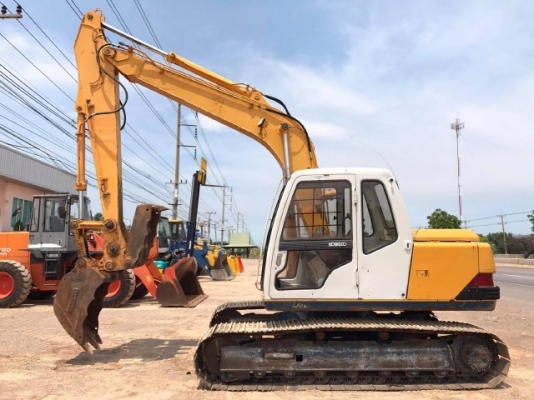 ขายรถแบคโฮ KOBELCO SK120 MARK 3 อาร์มยาวพิเศษ ลายหัวกระแทก รถนอกนำเข้าจากญี่ปุ่น มีVDOการทำงานครับ