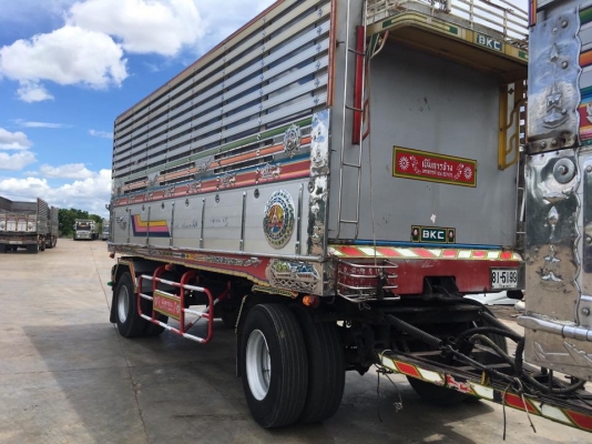 แม่ลูก Hino mega เครื่อง 260 แรง ปี 46 ดัมพ์มิเนียมอู่เบิ้มการช่างชุดใหญ่ แม่ 12 ล้อ ลูก 2 เพลา ทะเบียนพร้อม