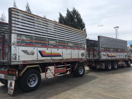 แม่ลูก Hino mega เครื่อง 260 แรง ปี 46 ดัมพ์มิเนียมอู่เบิ้มการช่างชุดใหญ่ แม่ 12 ล้อ ลูก 2 เพลา ทะเบียนพร้อม