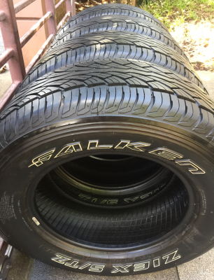 ยาง All FALKEN 265 65 17 ปี15 ดอกเต็ม เนื้อนิ่มๆ ไม่มีปะใช้ยาว ราคาไม่แพง