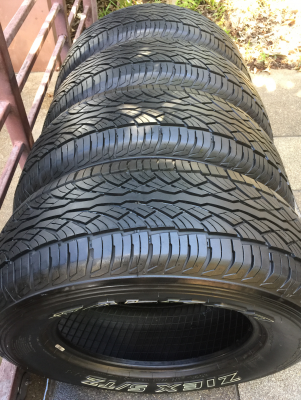 ยาง All FALKEN 265 65 17 ปี15 ดอกเต็ม เนื้อนิ่มๆ ไม่มีปะใช้ยาว ราคาไม่แพง