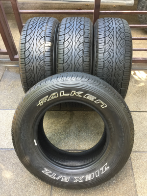 ยาง All FALKEN 265 65 17 ปี15 ดอกเต็ม เนื้อนิ่มๆ ไม่มีปะใช้ยาว ราคาไม่แพง