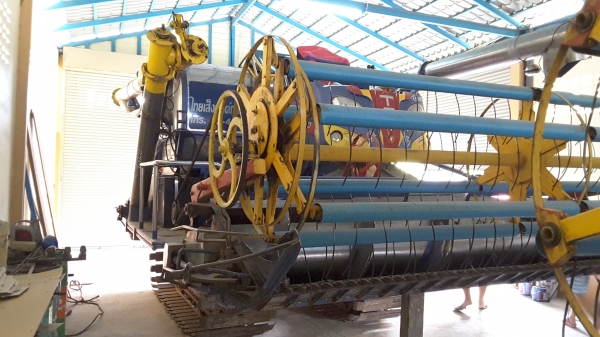 ขายรถเกี่ยวข้าว ไทยเส็ง เดี่ยวทรนง รถปี 53 ตัวเดิน 12 ใบเดิน D3 ค. HINO 260 เทอร์โบว์