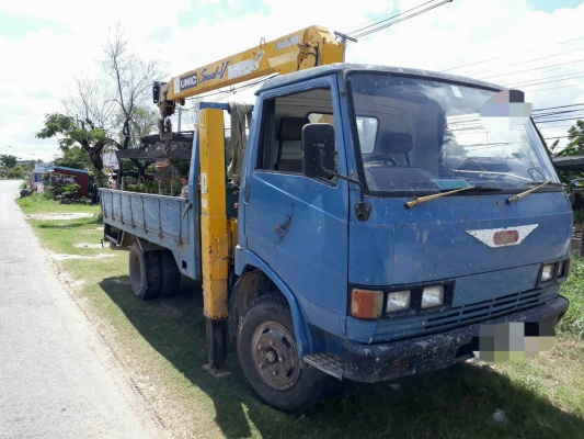 ขายด่วน รถ6ล้อ HINO FB112 พร้อมเครน 3ตัน เครื่องดี คัชชัสวย ยางพร้อมใช้งาน เอกสารเล่มทะเบียน