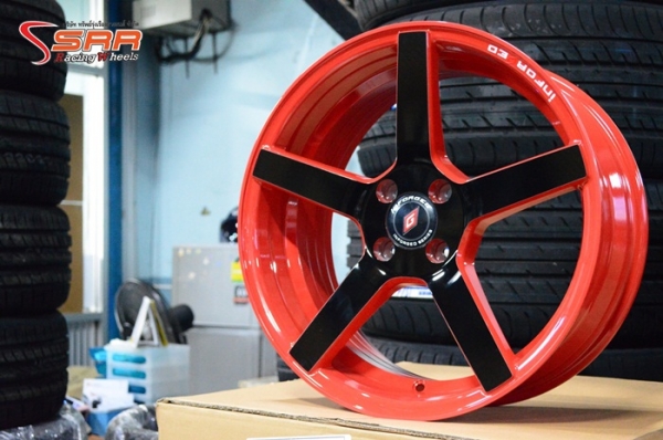 iNFORGED CV3 ขอบ17 4H100 M/RED/BK
