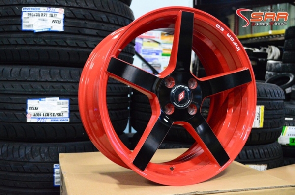 iNFORGED CV3 ขอบ17 4H100 M/RED/BK