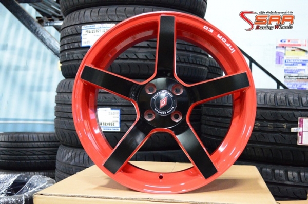 iNFORGED CV3 ขอบ17 4H100 M/RED/BK