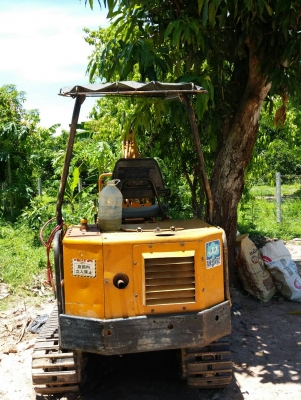รถขุดเล็ก yanmar yb1200 พร้อมเทเลอร์ (พร้อมลุยงาน)