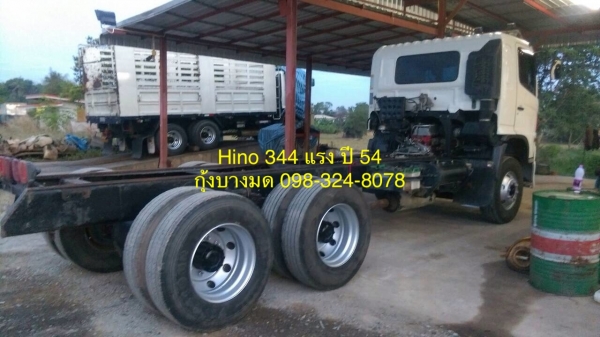 หัวคัสซี HINO 344 แรง ปี 54 เครื่อง/เกียร์เดิม หัวเดิม ภายในสวย ทะเบียนพร้อม หัวคัสซี HINO 344 แรง ปี 54 เครื่อง/เกียร์เดิม หัวเดิม ภายในสวย ทะเบียนพร้อม