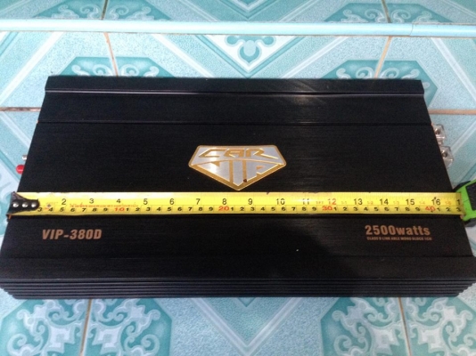 แอมป์คลาสดี CAR VIP2500w (ยาว43เซน)มือสองสภาพสวยเดิมๆไม่เคยซ่อม ใช้งานปกติ เบสดีมากเป็นลูกโตๆ ขับ10&quot;-12&quot;-15&quot;หล่อตลาดได้ ขาย 3350 บาท สนใจ0892425454 อยู่สระบุรีส่งได้
