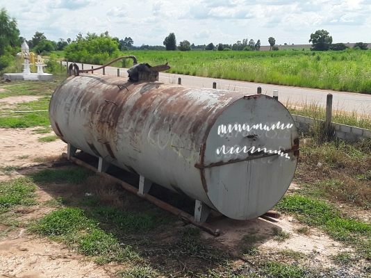 ขายด่วน ถังเหล็ก เก็บน้ำ เก็บน้ำมัน 15,000 ลิตร
