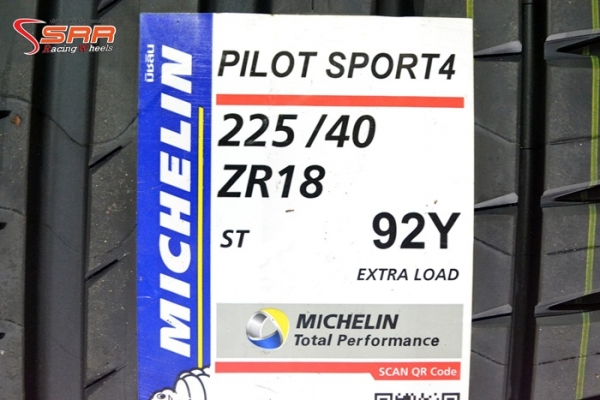 MICHELIN PILOT SPORT 4 225/40ZR18 เส้นละ 6,500 บาท