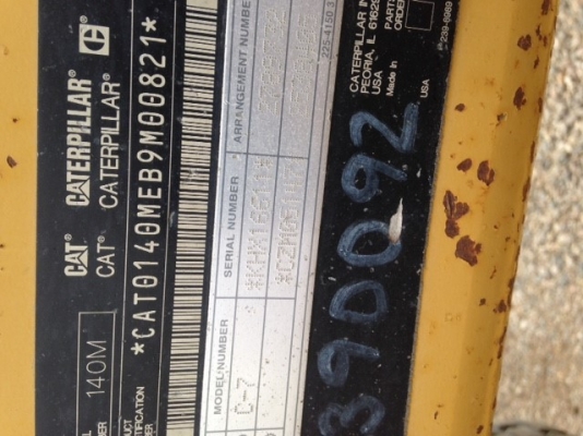 รถเกรด Caterpillar 140M #B9M00821 *USA โทร. 080-6565422 (หนิง)