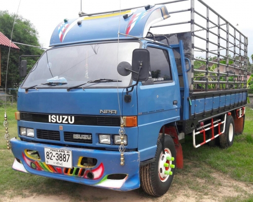 หกล้อ อีซูชุ NPR59LU5M115hp ปี37 รุ่น.ยาวพิเศษ 5ม เกียร์สั้น แอร์เย็นๆ รถห้าง สภาพดีสวยๆพร้อมใช้งาน 