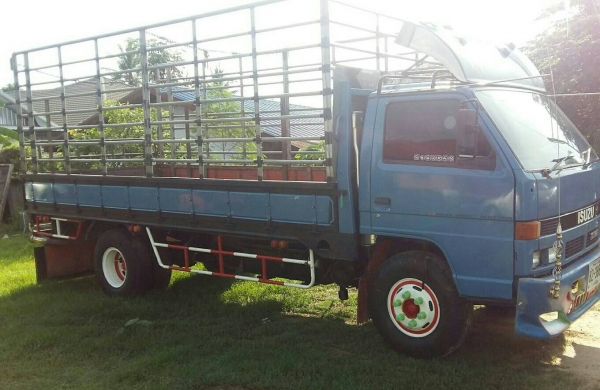 หกล้อ อีซูชุ NPR59LU5M115hp ปี37 รุ่น.ยาวพิเศษ 5ม เกียร์สั้น แอร์เย็นๆ รถห้าง สภาพดีสวยๆพร้อมใช้งาน 