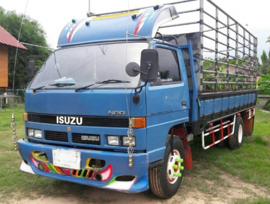 หกล้อ อีซูชุ NPR59LU5M115hp ปี37 รุ่น.ยาวพิเศษ 5ม เกียร์สั้น แอร์เย็นๆ รถห้าง สภาพดีสวยๆพร้อมใช้งาน 