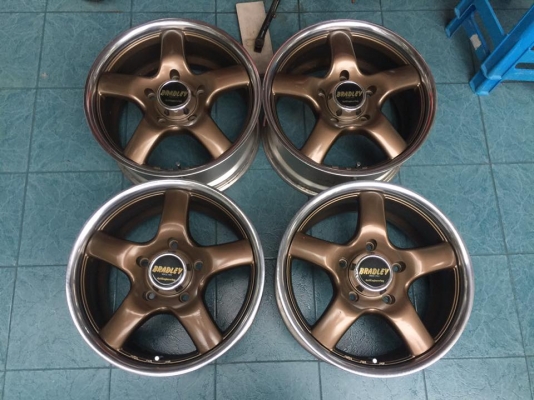 ล้อแท้ Bradley ขอบ18x9 off+55 P.C.D 5รู150 รูตรงรุ่นLC vx100-200 /LC cygnus 470