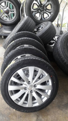 ขายล้อแม็ก swift 16&quot;&times;6&quot; พร้อมยางใหม่ปี17 สนใจติดต่อร้าน ก.เจริญการยางครับ 081-3747940