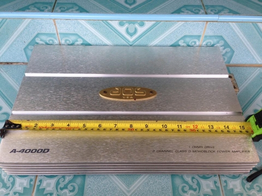 แอมป์คลาสดี aos A-4000D (ยาว39เซน)มือสองสภาพสวยอะไหล่งานเกรด มัดไฟลูกหย่ายๆ ขั่วไฟหย่ายๆใช้งานปกติ เบสดีมากหนักแน่นขับ10&quot;-12&quot;หล่อว้อยไม่เกิน3&quot;ได้ ขาย 2650 บาท สนใจ0892425454 อยู่สระบุรีส่งได้