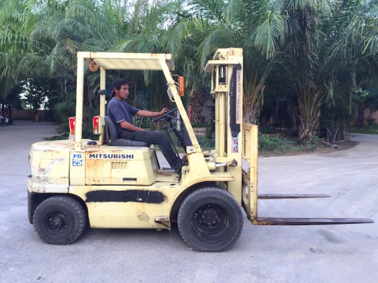 ขายFORKLIFT MITSUBISHI FG25(2.5ตัน) สวยเดิมจากญี่ปุ่น ยังไม่เคยใช้ในไทย 129,000เท่านั้น!!