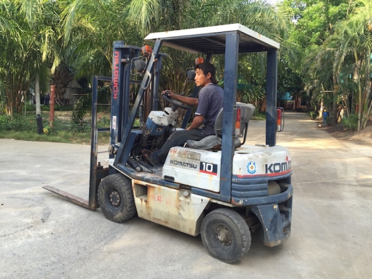 ขายFORKLIFT KOMATSU FG10-15(1.ตัน) สวยเดิมจากญี่ปุ่น ยังไม่เคยใช้ในไทย 99,000เท่านั้น!!