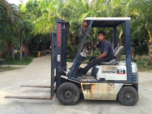 ขายFORKLIFT KOMATSU FG10-15(1.ตัน) สวยเดิมจากญี่ปุ่น ยังไม่เคยใช้ในไทย 99,000เท่านั้น!!