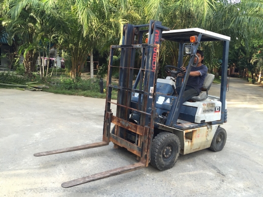 ขายFORKLIFT KOMATSU FG10-15(1.ตัน) สวยเดิมจากญี่ปุ่น ยังไม่เคยใช้ในไทย 99,000เท่านั้น!!
