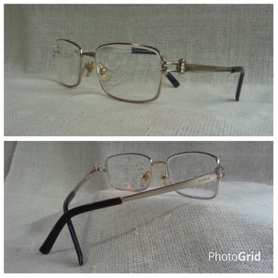 แว่นสายตายาวสวิสเมด  ไททาเนียม  เลนส์กระจกหายาก  Authentic CYMA handmade in Switzerland  ค่าสายตา +350