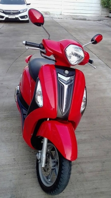 ขาย Yamaha Grand Filano ปี2015สภาพเดิมๆ สีแดงสด