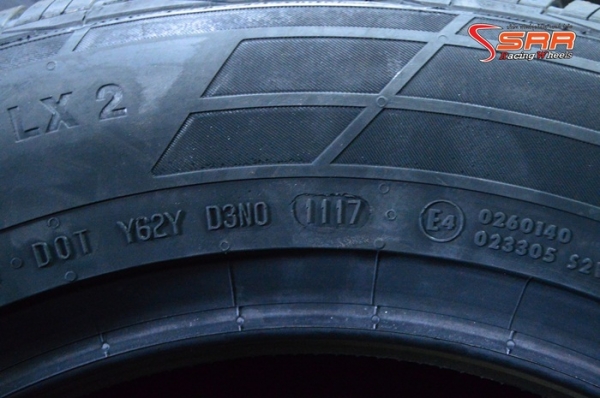 Continental ContiCrossContact LX2 225/65R17 ปี17 เส้นละ 3,900 บาท Continental ContiCrossContact LX2 225/65R17 ปี17 เส้นละ 3,900 บาท