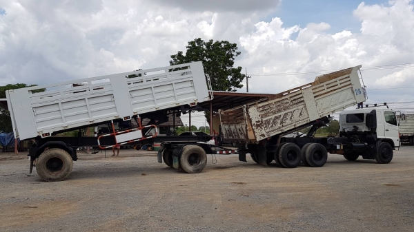 ขาย HINO MEGA FM1J 260 แรงม้า ปี 49 แม่ลูกสองเพลาดั้ม เครื่องดี เกียร์ดี ช่วงล่างดี แคชชีสวย รถเดิมพร้อมใช้งาน พร้อมแยกขายหัวแคชชี ราคาคุยกัน เอกสารพร้อมโอน สนใจติดต่อเรา ดำสุโขทัย โทร 089-7087998,081-7855503 หรือเยี่ยมชมเว็ปไซได้ที่ www.dum-sukhothai.com